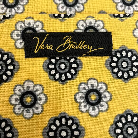 Vera Bradley Hug N Kisses Black and Yellow Photo Book Wallet - Picture 5 of 8